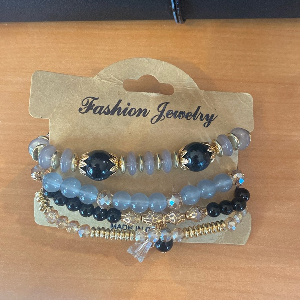 Stacked bracelets
